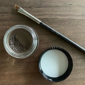 Anastasia eyebrow pomade and MAC brush